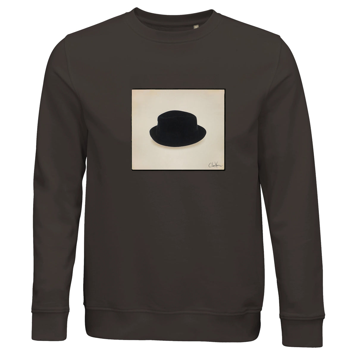 Freedom - "Hat On" Sweatshirt deep charcoal grey 1