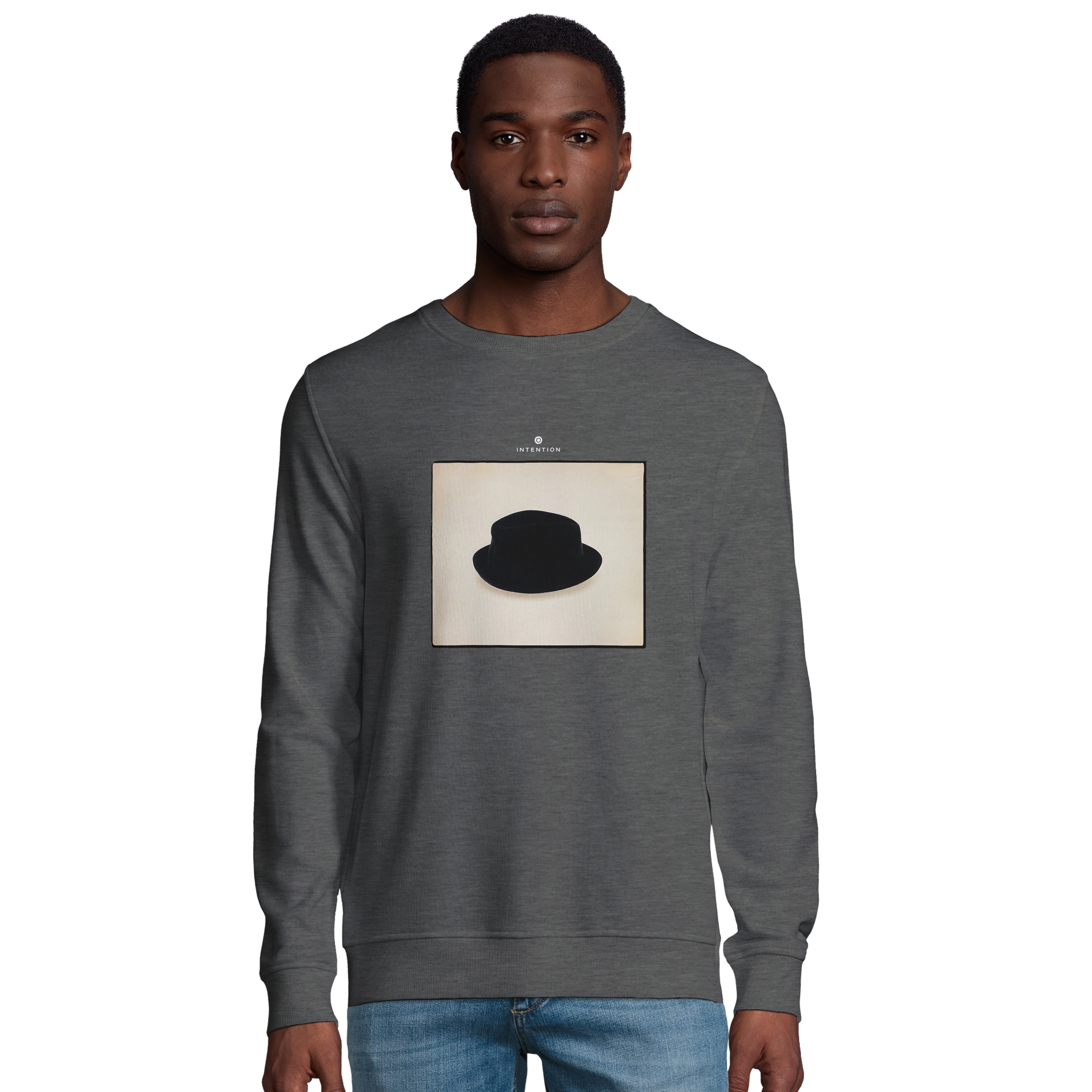 Freedom - "Hat On" Sweatshirt Grey Melange 3