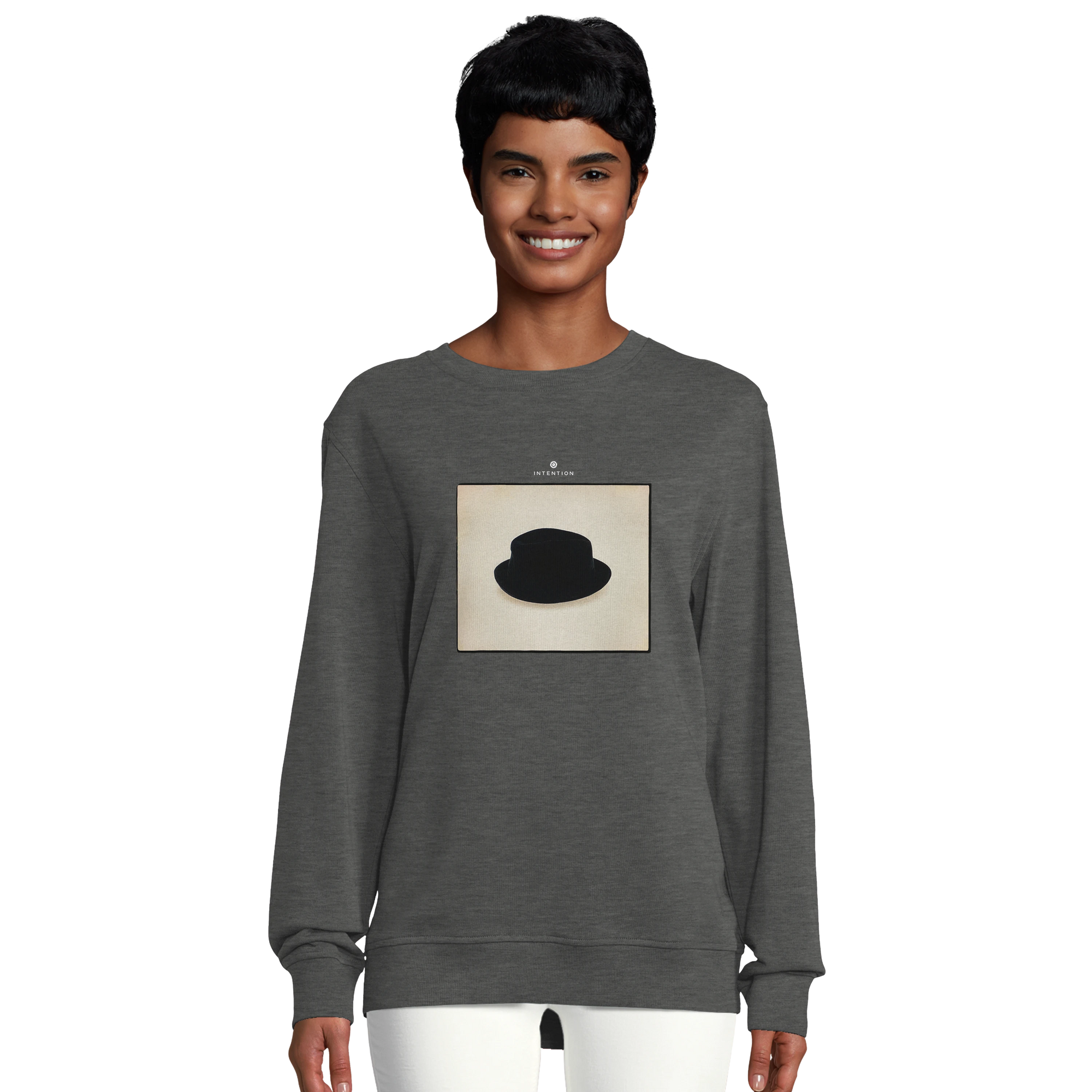 Freedom - "Hat On" Sweatshirt Grey Melange 5