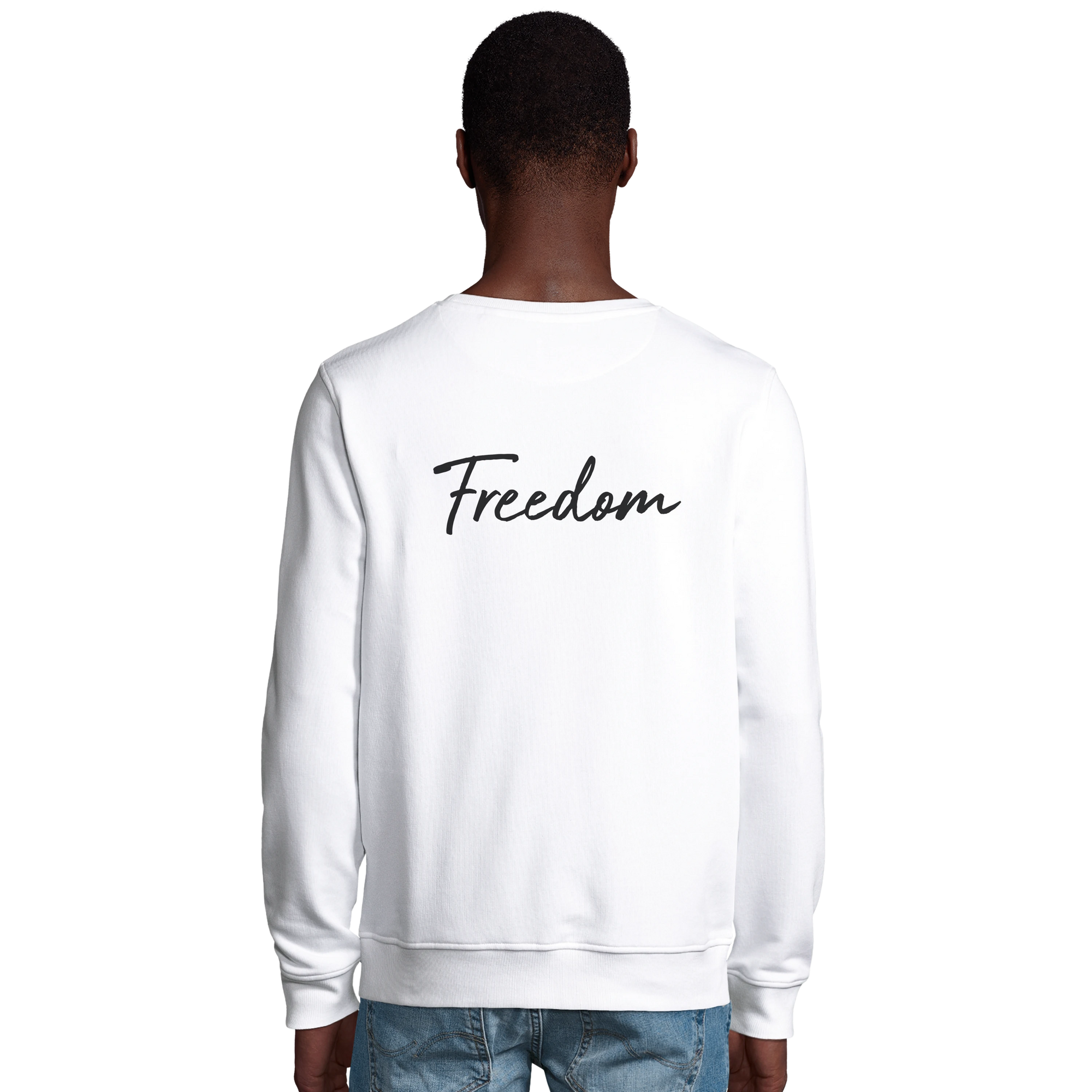 Freedom - "Hat On" Sweatshirt White 4
