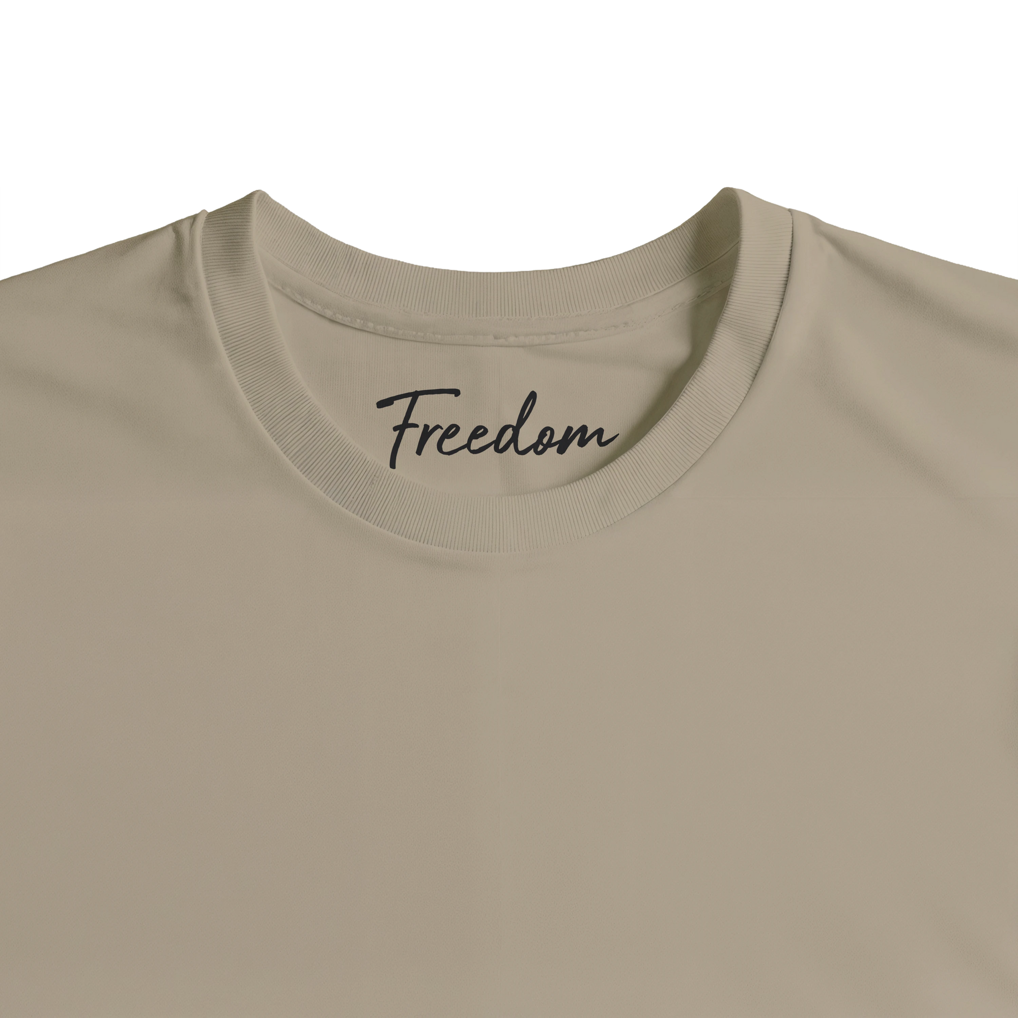 Freedom - "Hat On" T-shirt Khaki XS 2