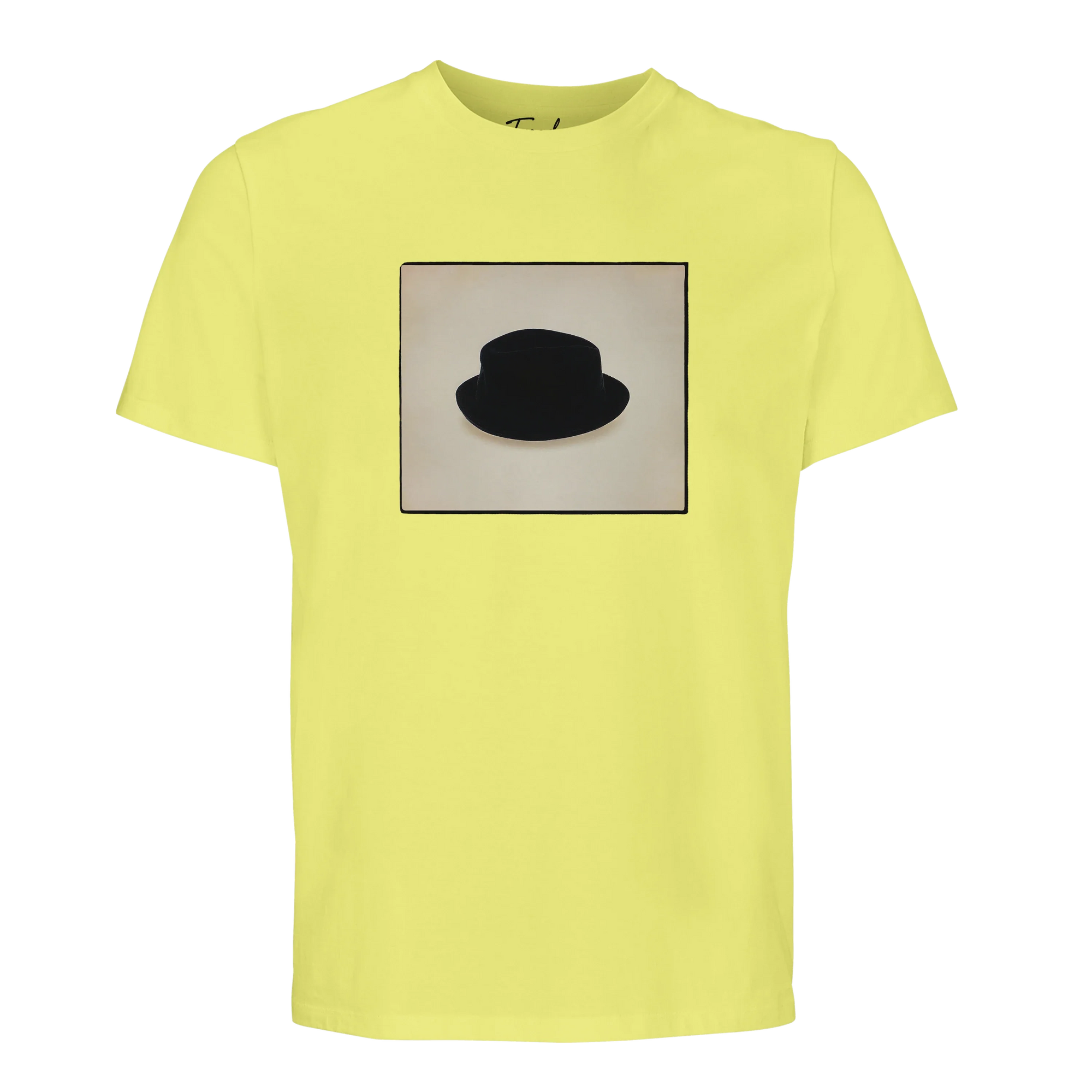 Freedom - "Hat On" T-shirt Light Yellow 1