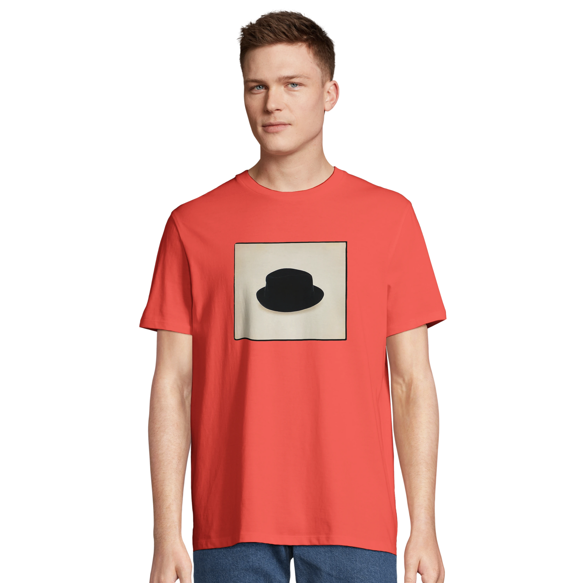 Freedom - "Hat On" T-shirt pop orange XS 4