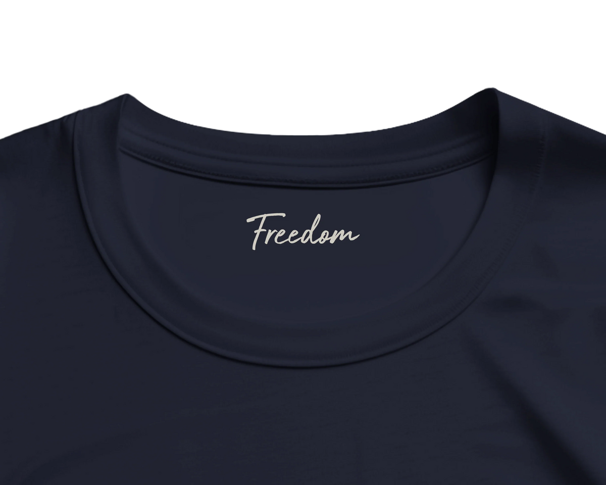 Freedom - "Hat On" T-shirt French Navy 2