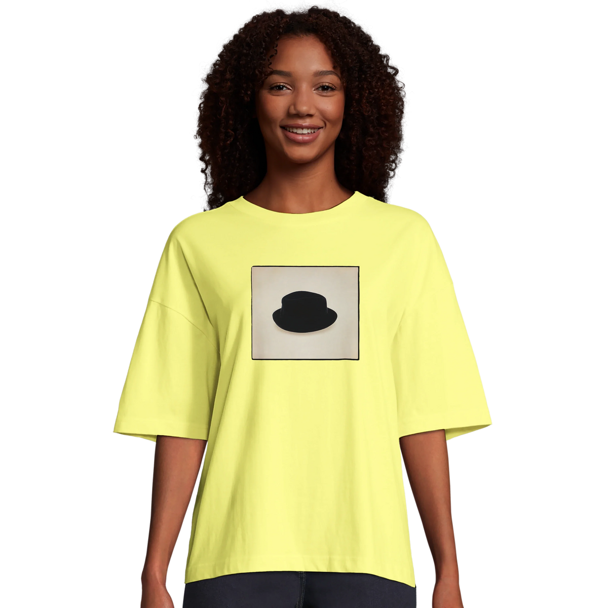Freedom - "Hat On" T-shirt Light Yellow 4