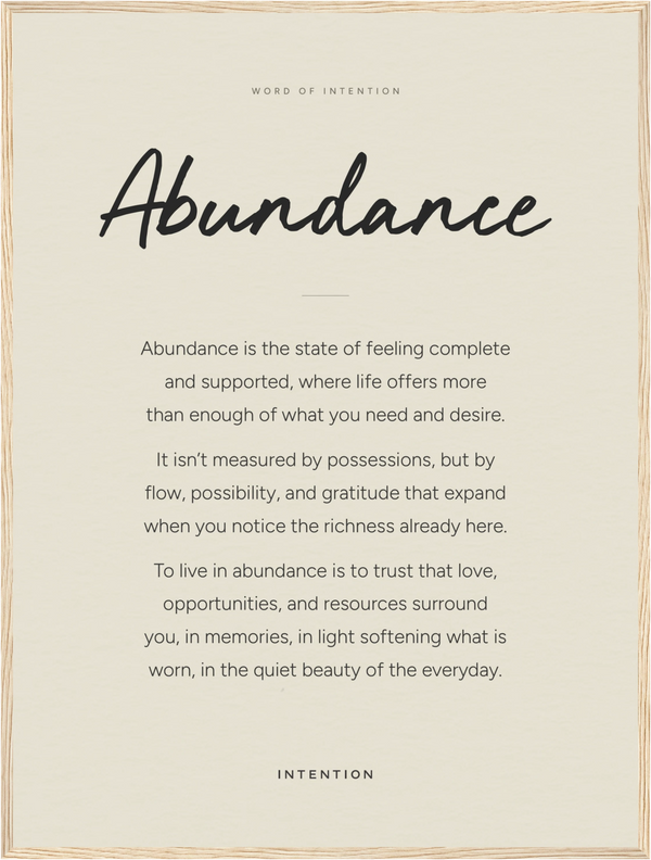 Abundance