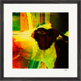 In the Eye Framed print 40x40 cm / 16x16″ Black frame 27