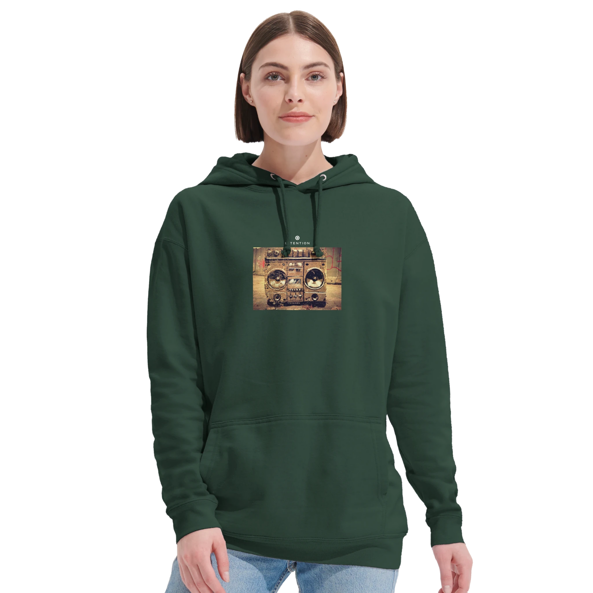 Glorious - "Blast Off" Hoodie Bottle Green XS 28