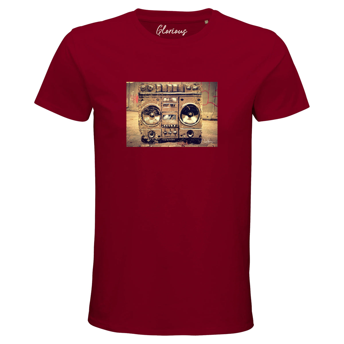 Glorious - "Blast Off" T-shirt Burgundy 1