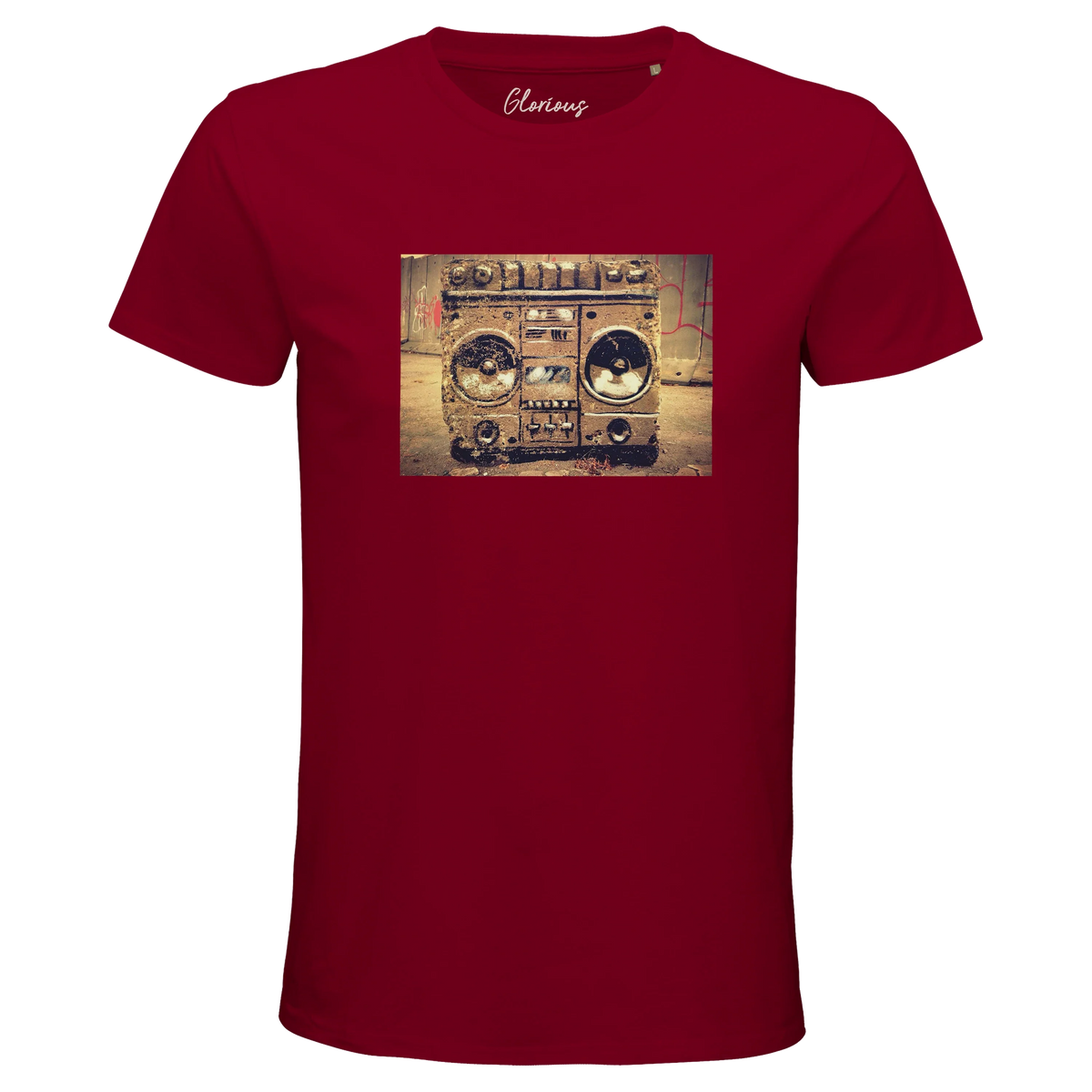 Glorious - "Blast Off" T-shirt Burgundy 1