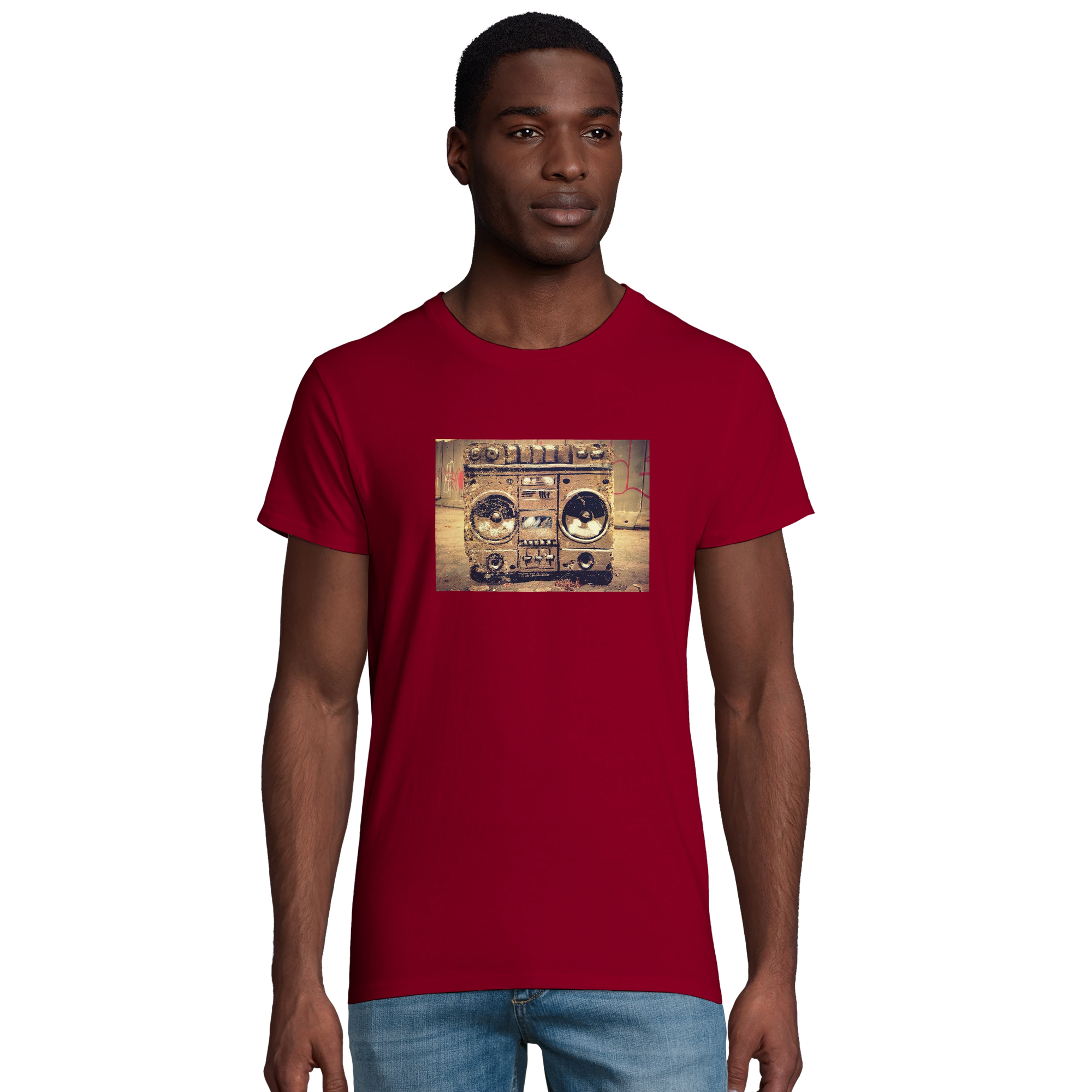 Glorious - "Blast Off" T-shirt Burgundy XS 4