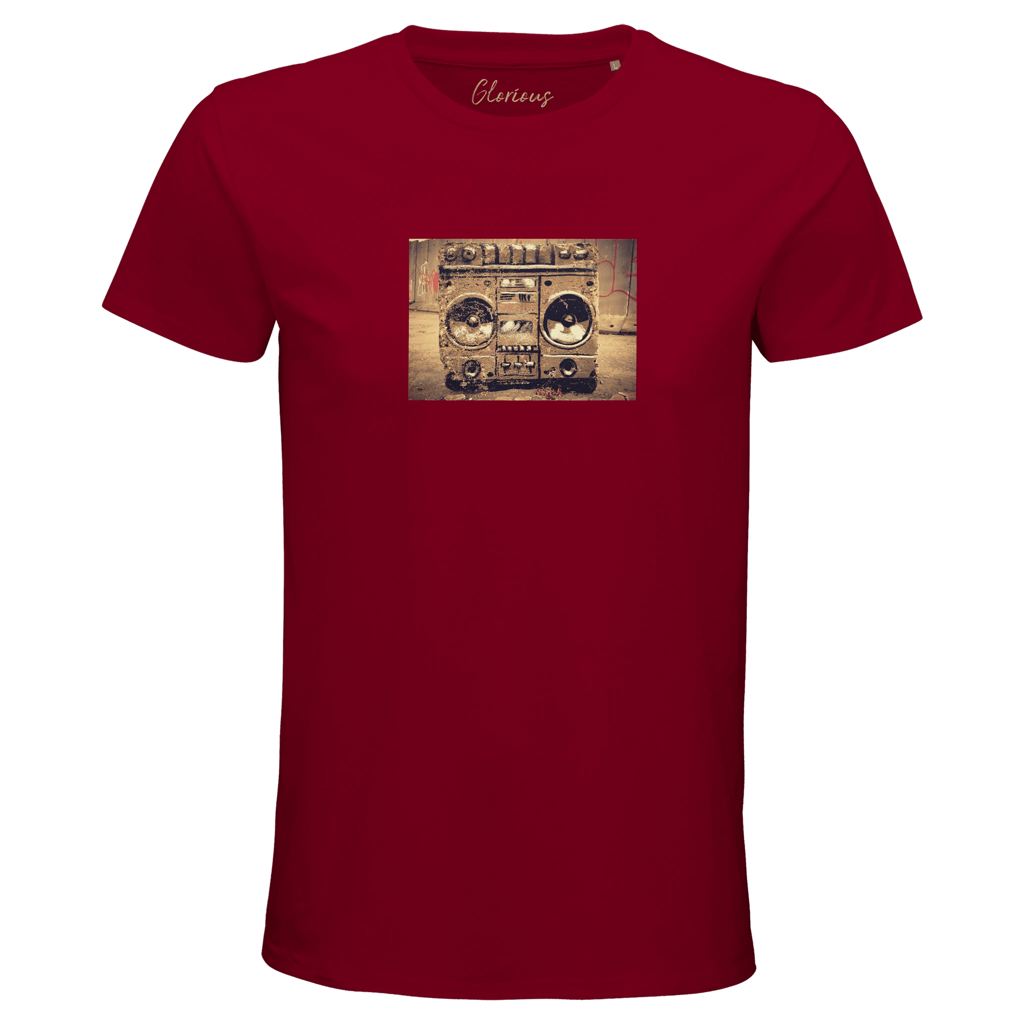 Glorious - "Blast Off" T-shirt Burgundy XS 14