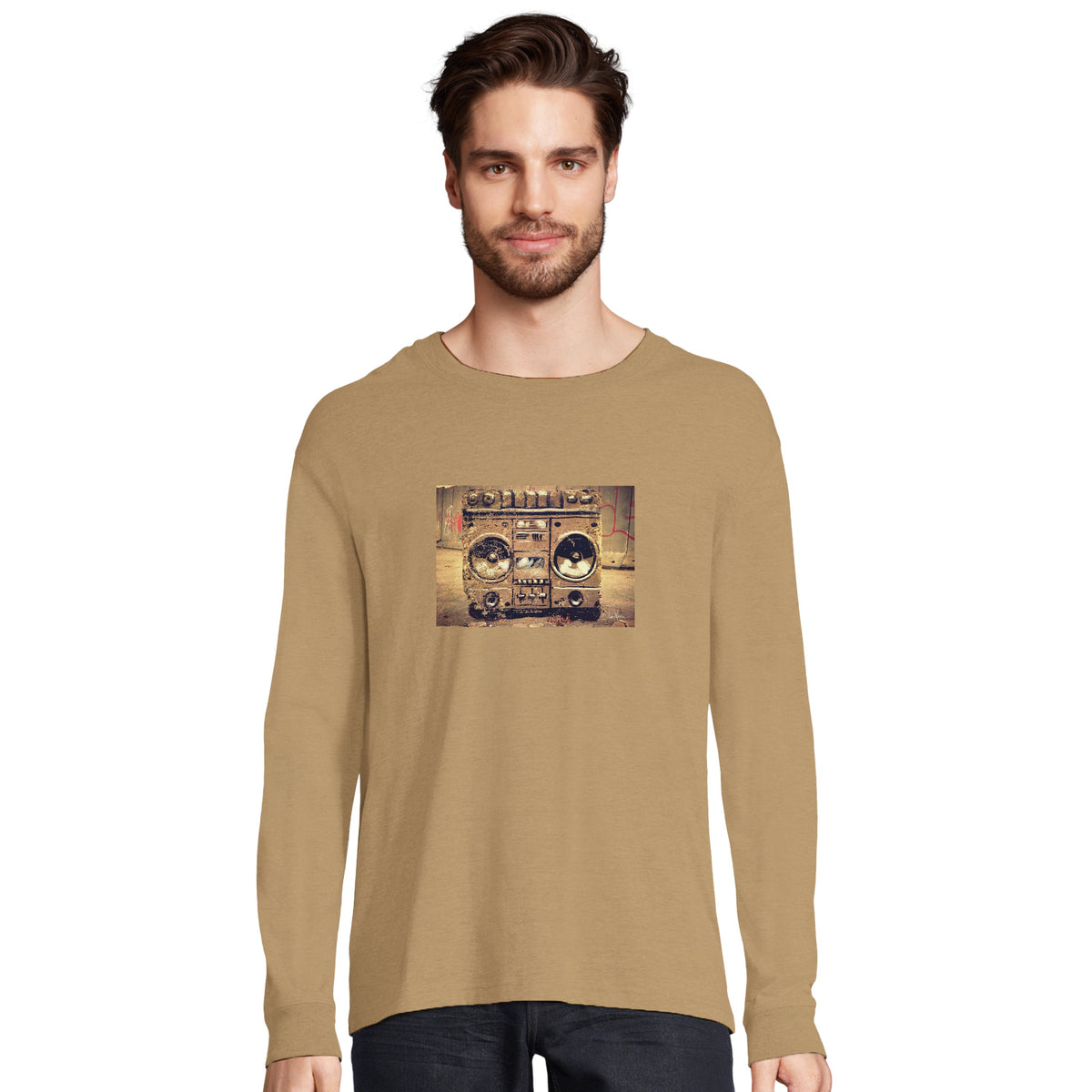 Glorious - "Blast Off" Long sleeve dark beige 3