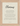 Glorious Word of Intention Framed print 13x18 cm / 5x7″ Wood frame Linen paper
