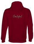 Grateful - "Circle of Life" Hoodie Burgundy XS 30
