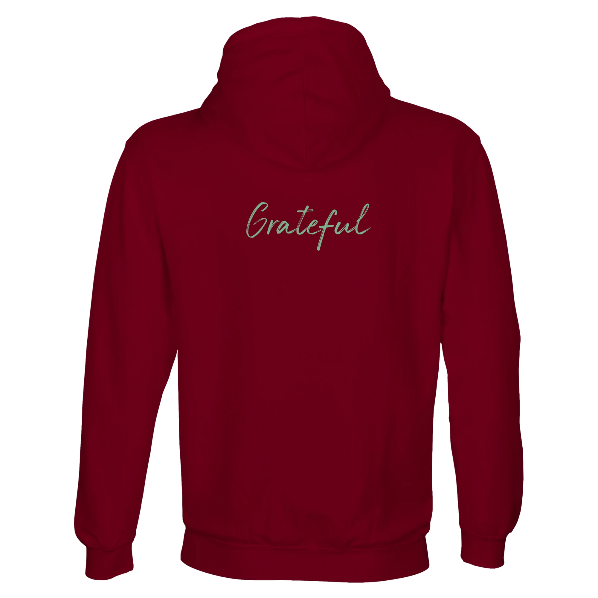 Grateful - "Circle of Life" Hoodie Burgundy XS 30