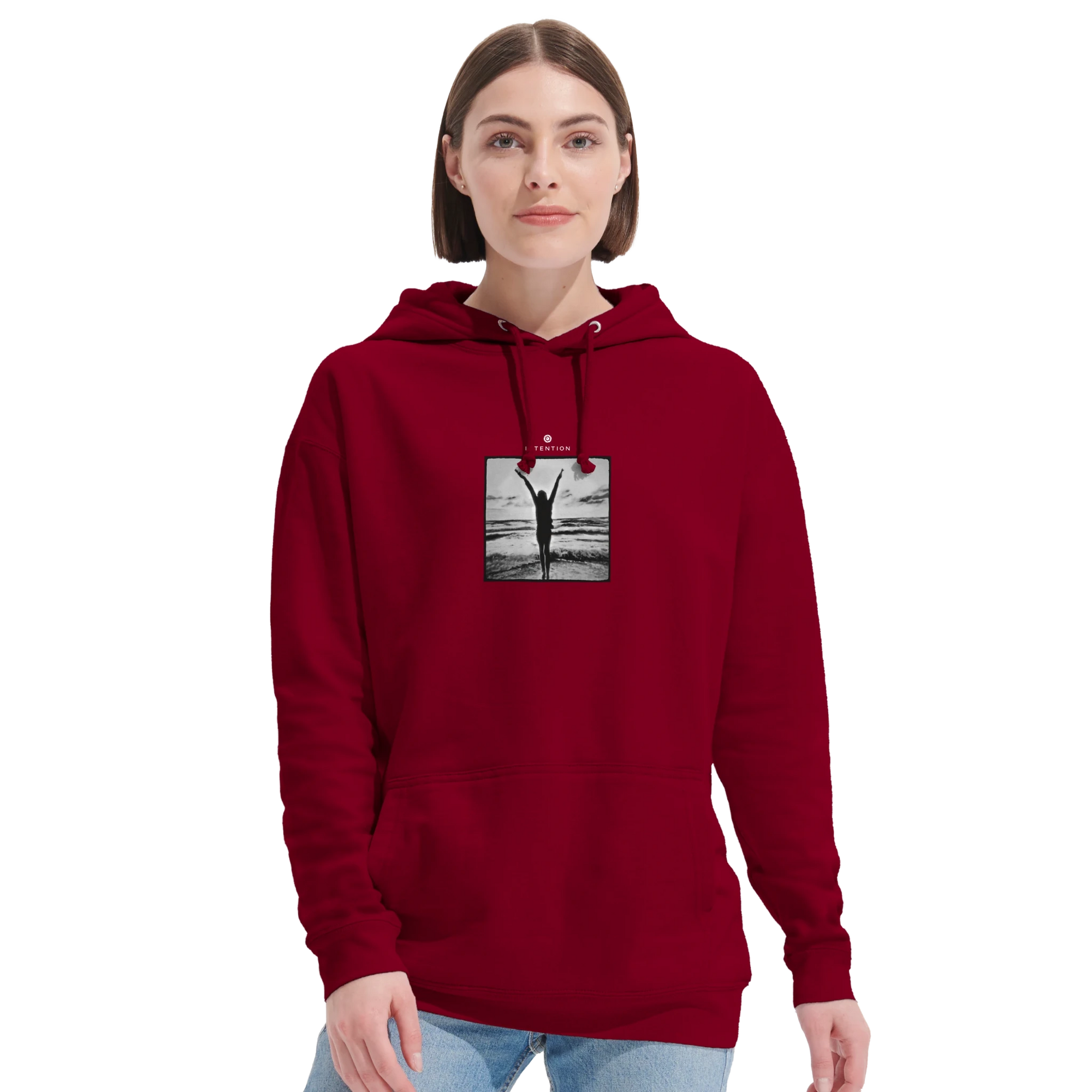 Grateful - "Circle of Life" Hoodie Burgundy XS 33