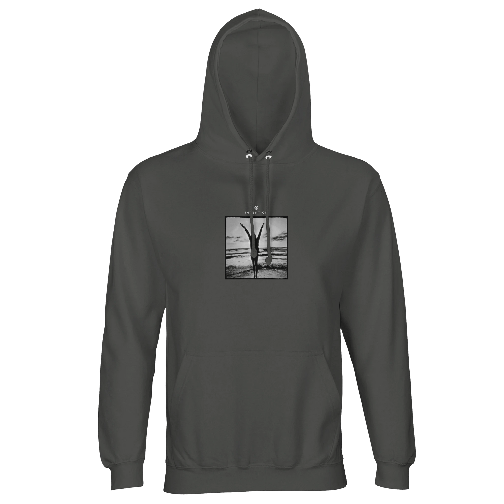 Grateful - "Circle of Life" Hoodie charcoal melange XS 44