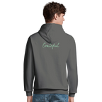 Grateful - "Circle of Life" Hoodie charcoal melange XS 4