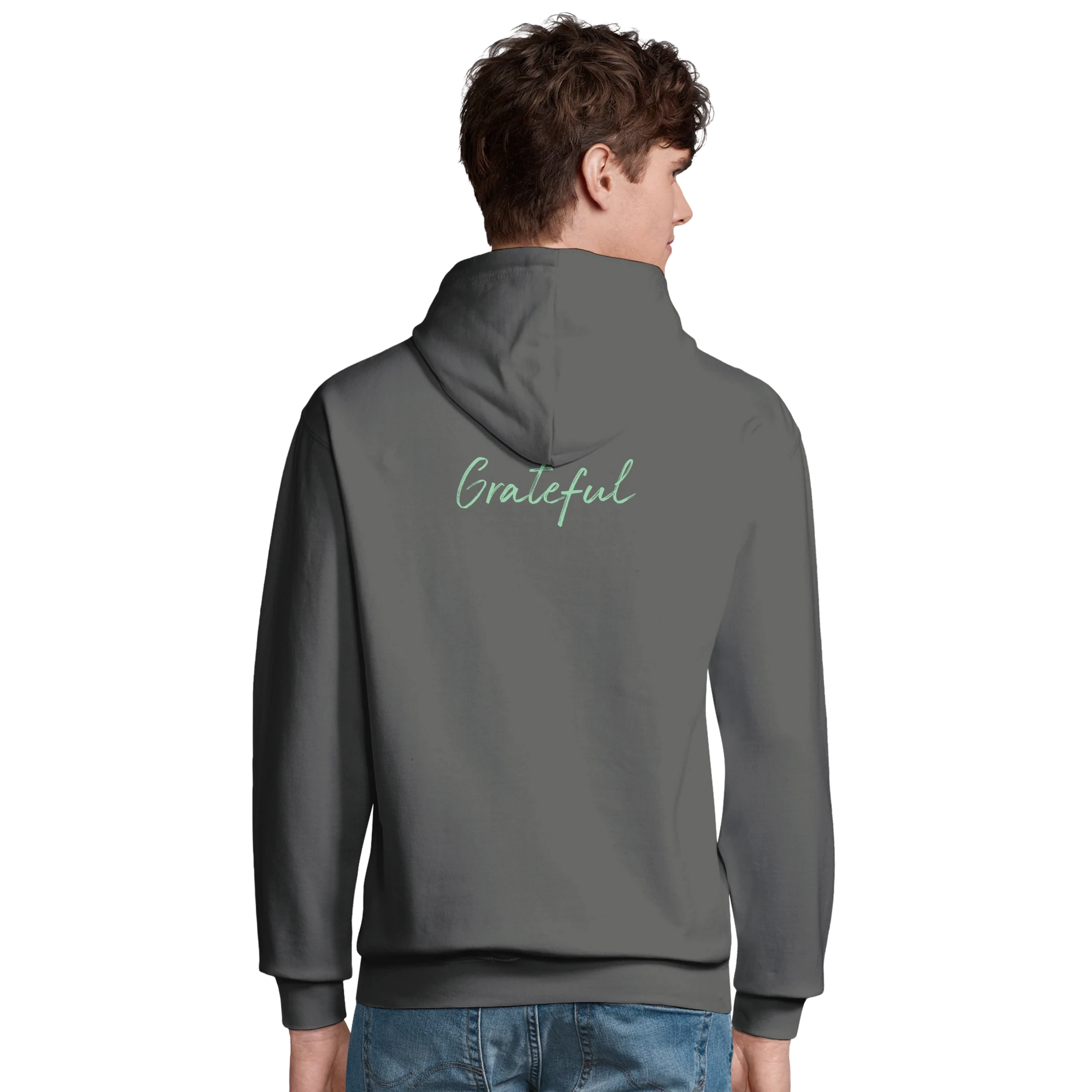 Grateful - "Circle of Life" Hoodie charcoal melange XS 47