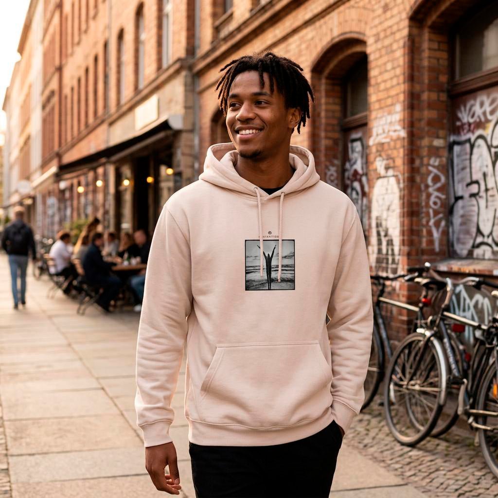 Grateful - "Circle of Life" Hoodie creamy pink XS 4