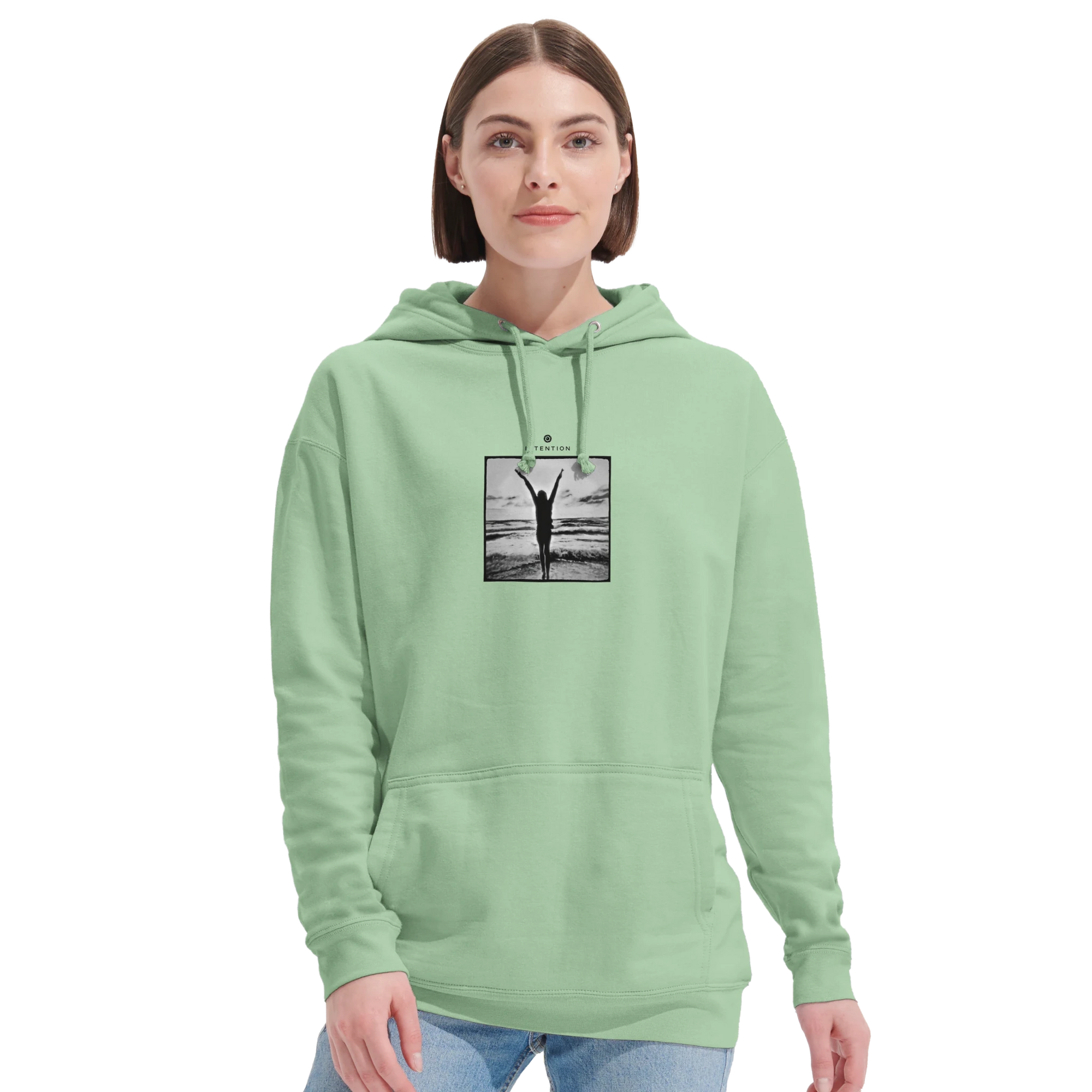 Grateful - "Circle of Life" Hoodie frozen green XS 13