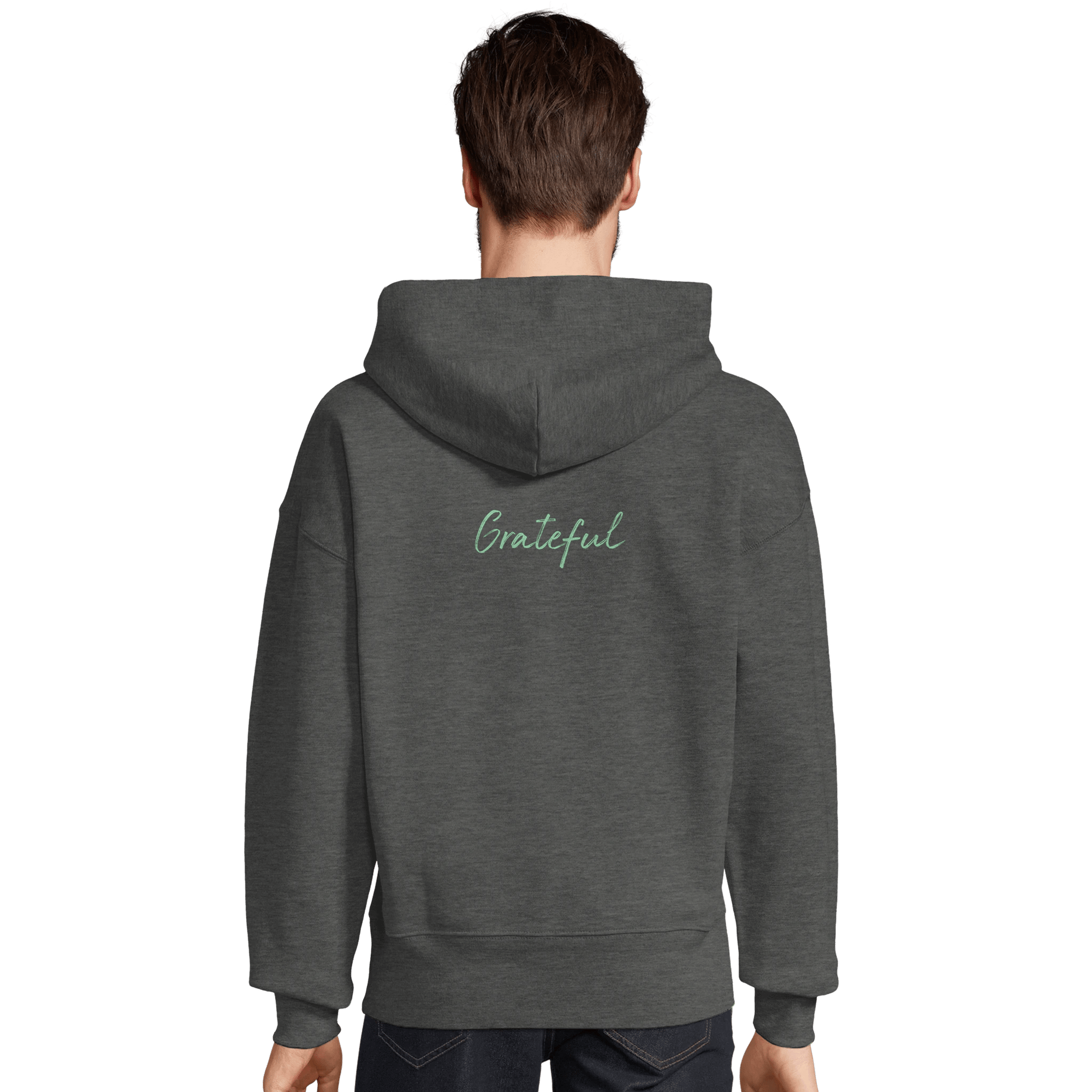 Grateful - "Circle of Life" Hoodie Grey Melange XS 7