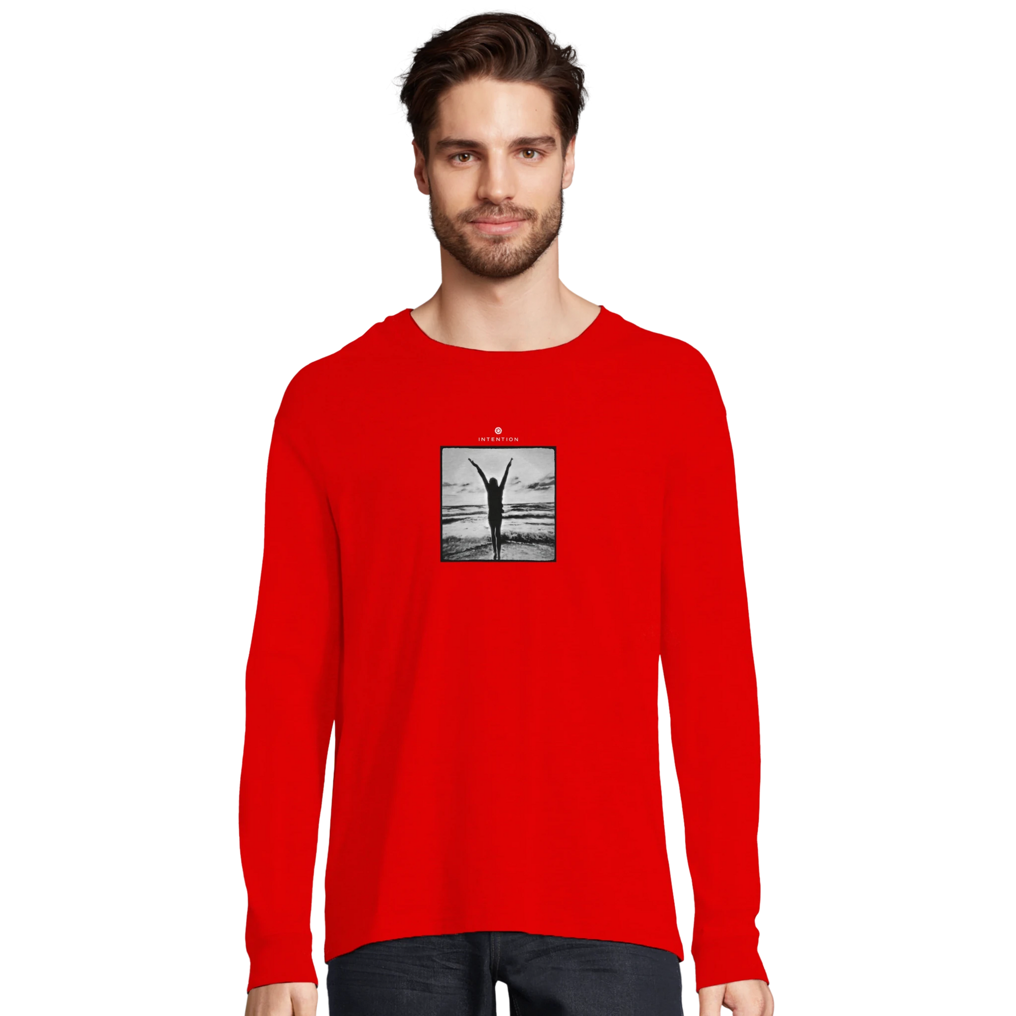 Grateful - "Circle of Life" Long sleeve Bright Red XS 18