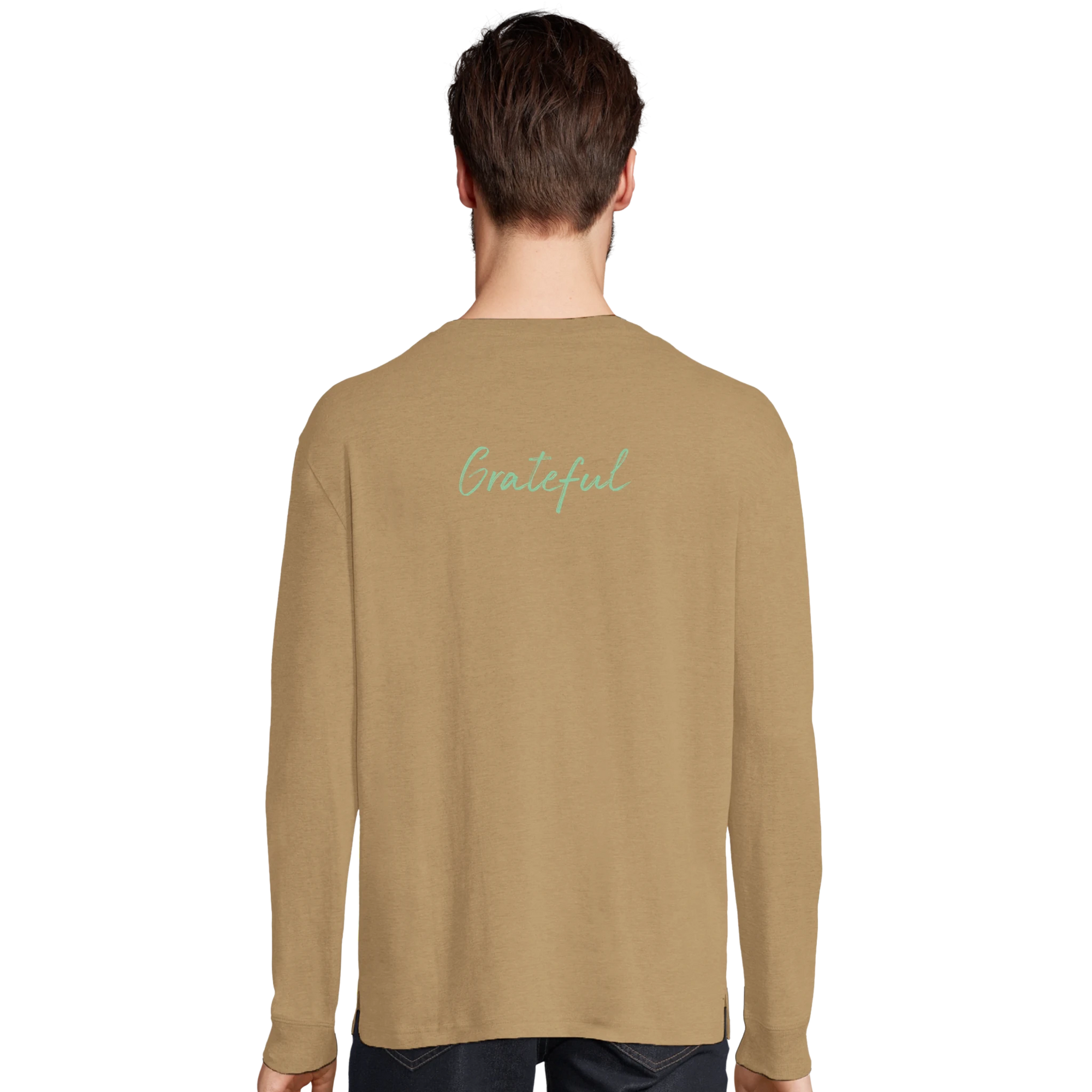 Grateful - "Circle of Life" Long sleeve dark beige XS 15