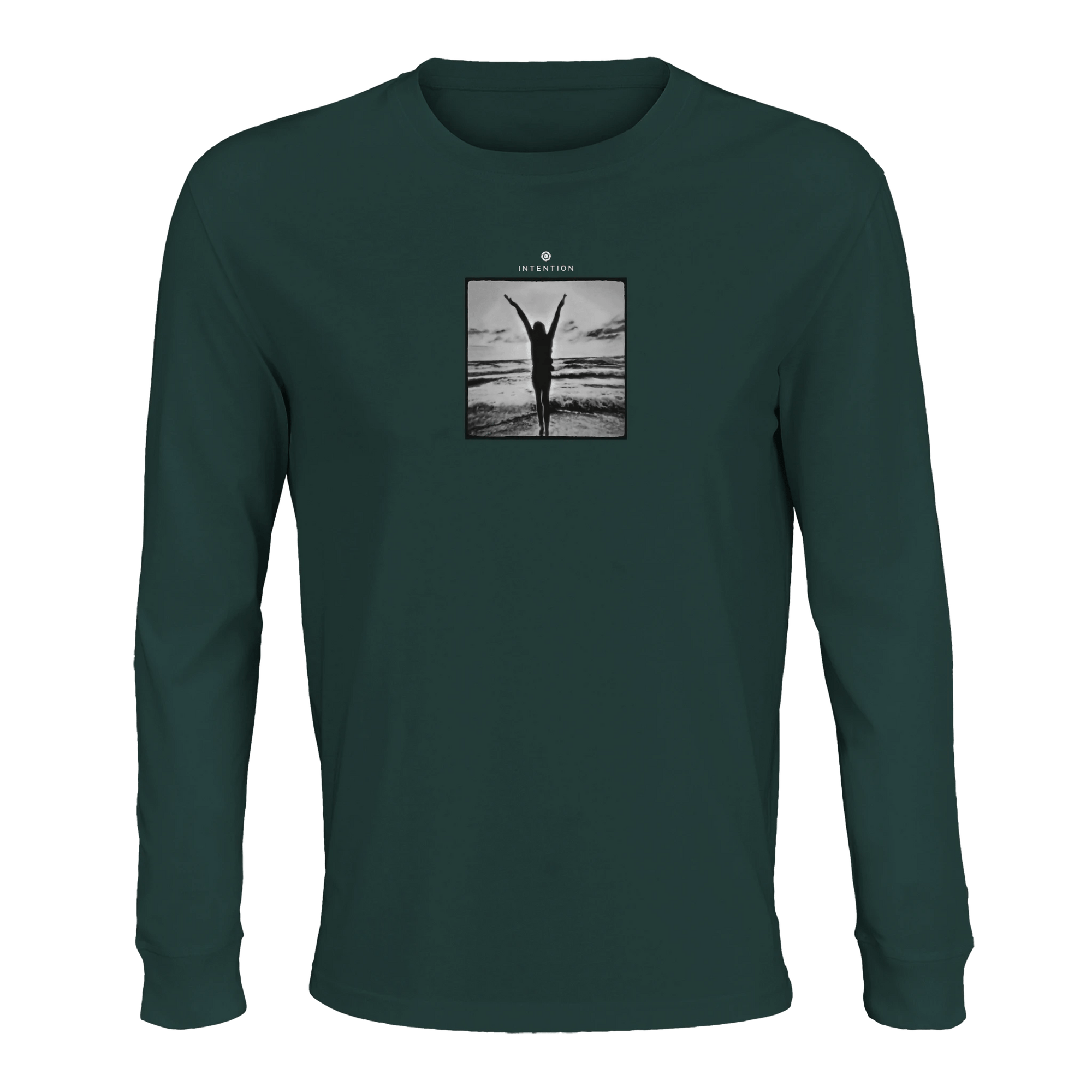 Grateful - "Circle of Life" Long sleeve green empire XS 28