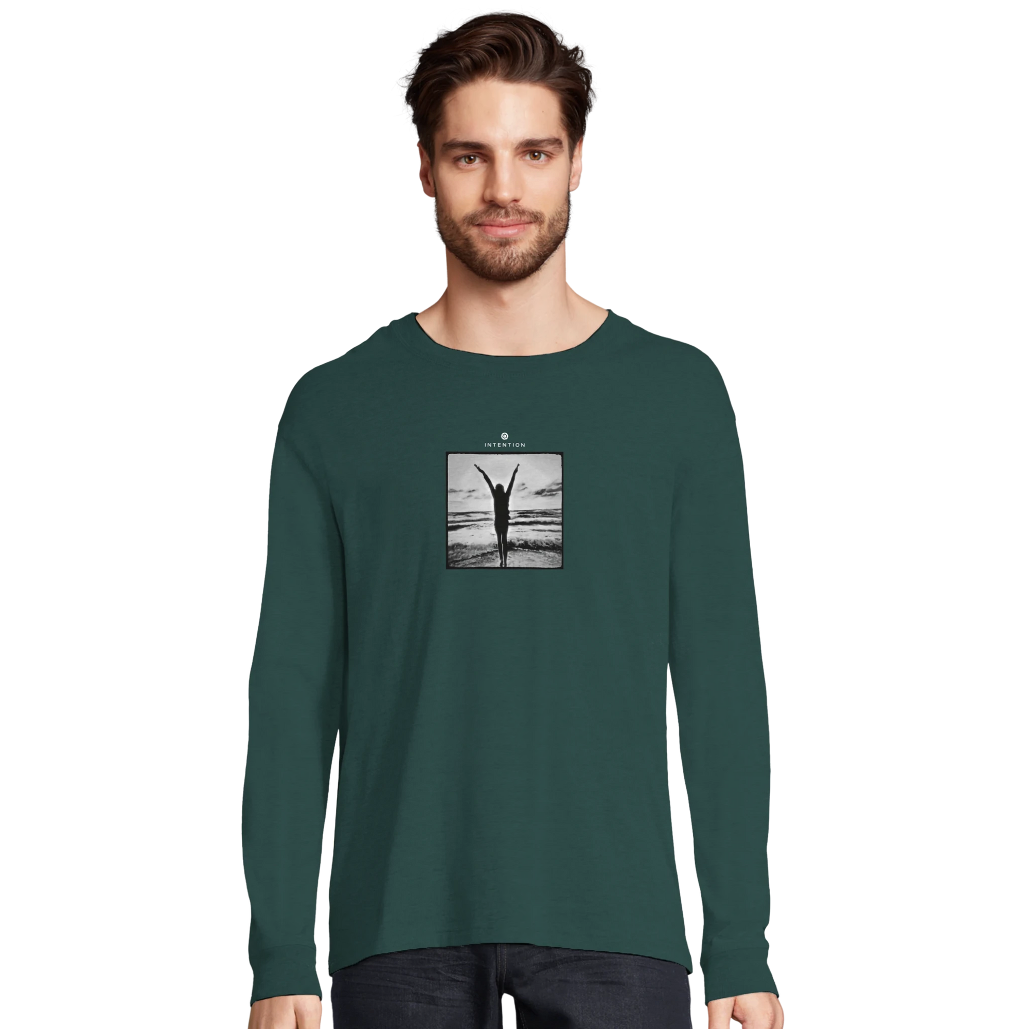 Grateful - "Circle of Life" Long sleeve green empire XS 30