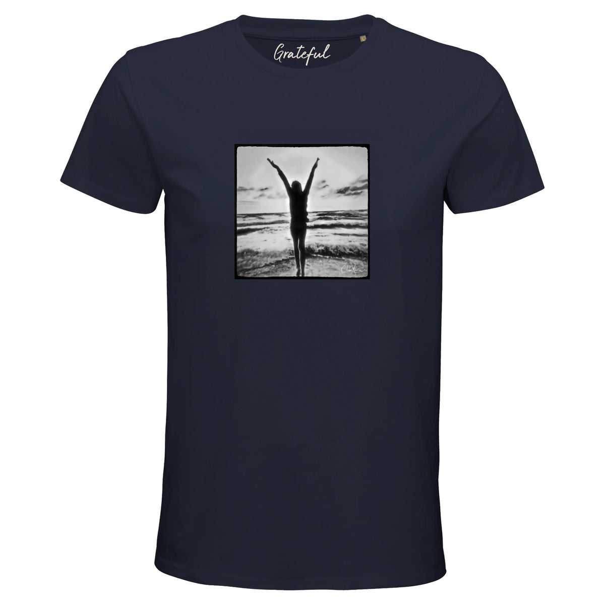 Grateful - "Circle of Life" T-shirt French Navy 1