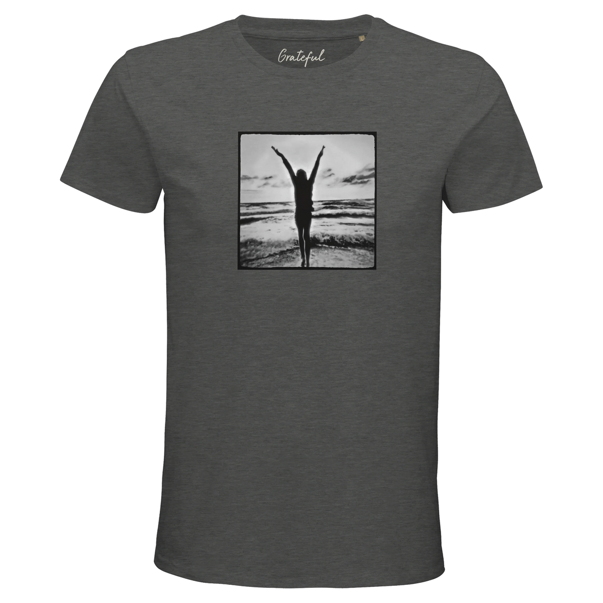 Grateful - "Circle of Life" Grey Melange 1