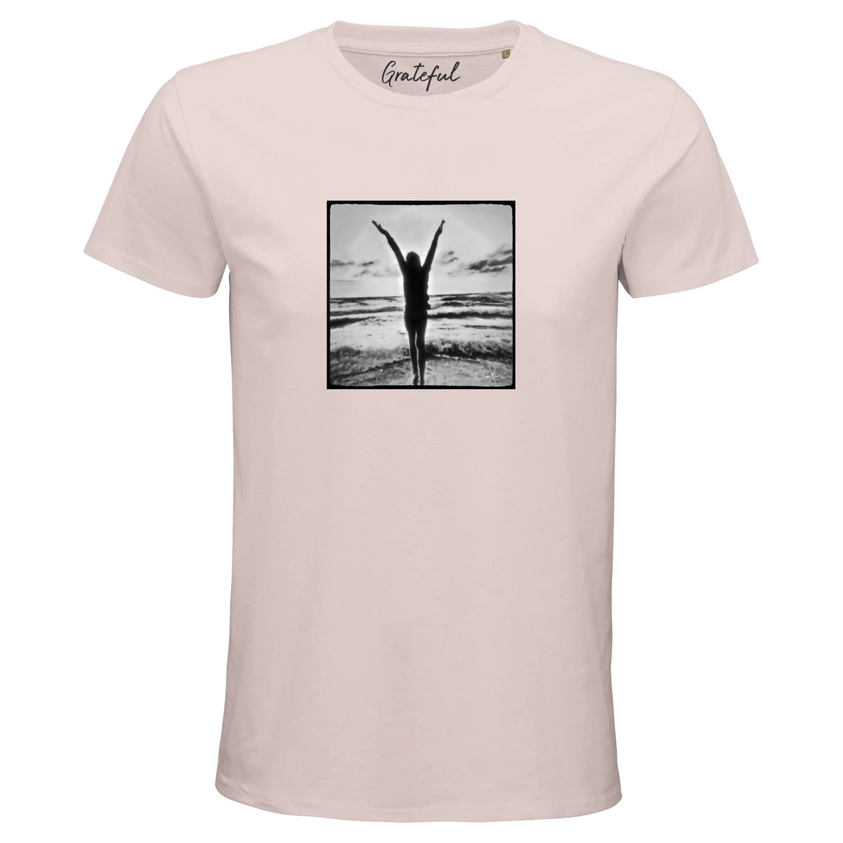 Grateful - "Circle of Life" T-shirt Pale Pink 1
