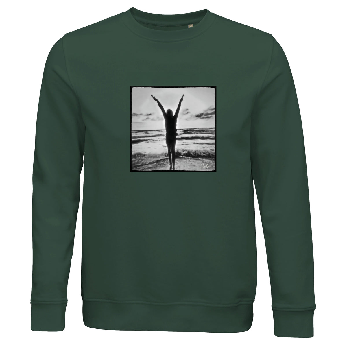 Grateful - "Circle of Life" Sweatshirt Bottle Green 1