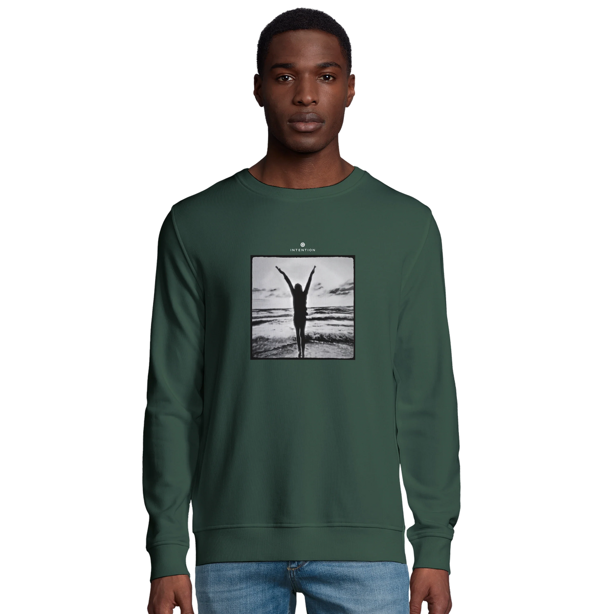 Grateful - "Circle of Life" Sweatshirt Bottle Green 3