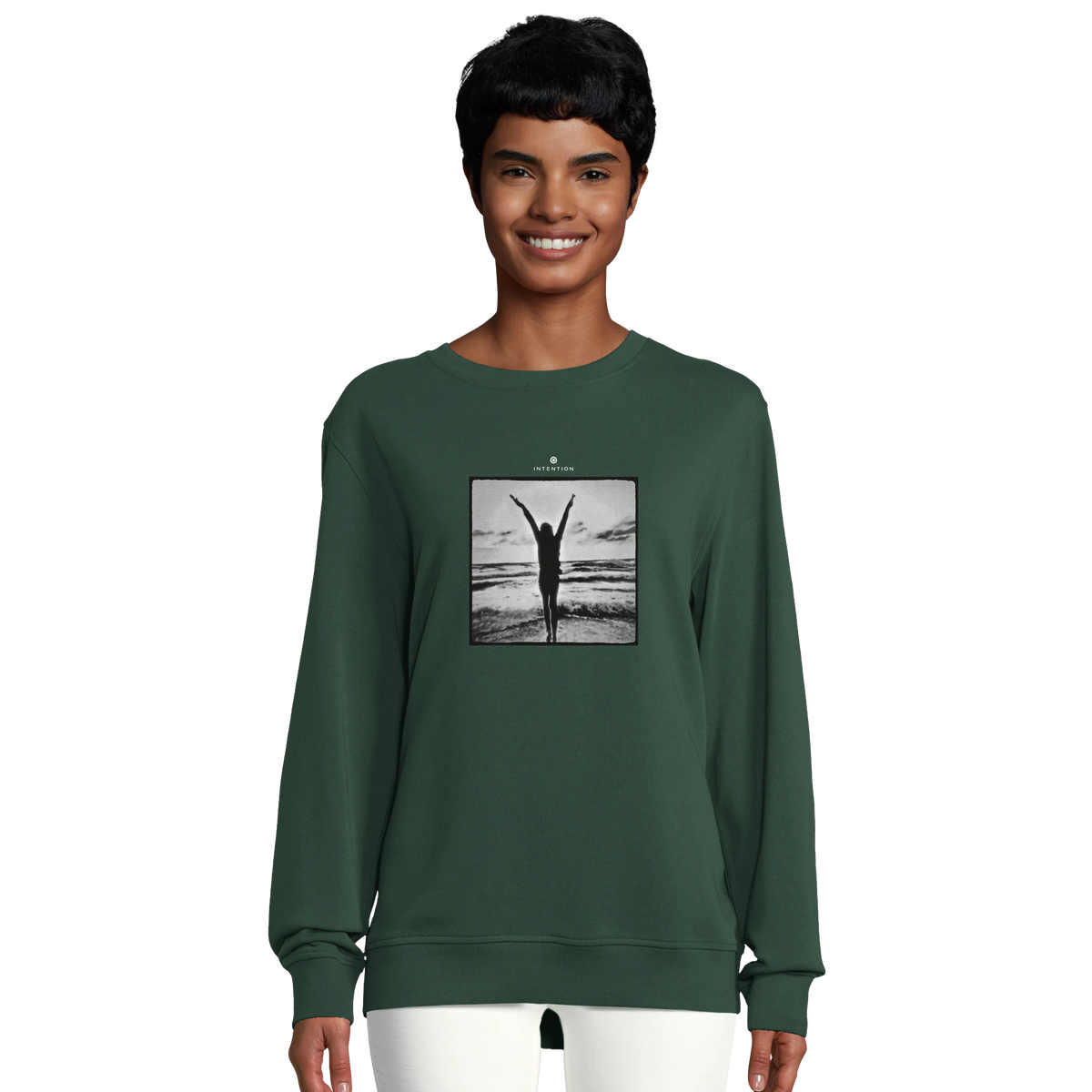 Grateful - "Circle of Life" Sweatshirt Bottle Green 5