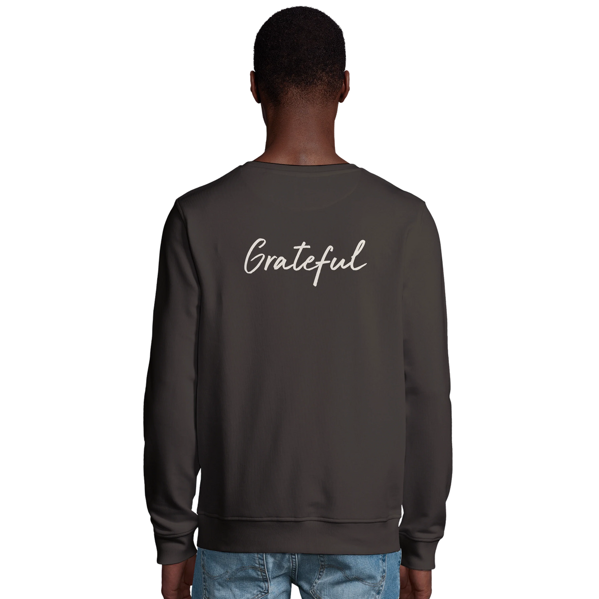 Grateful - "Circle of Life" Sweatshirt deep charcoal grey 4