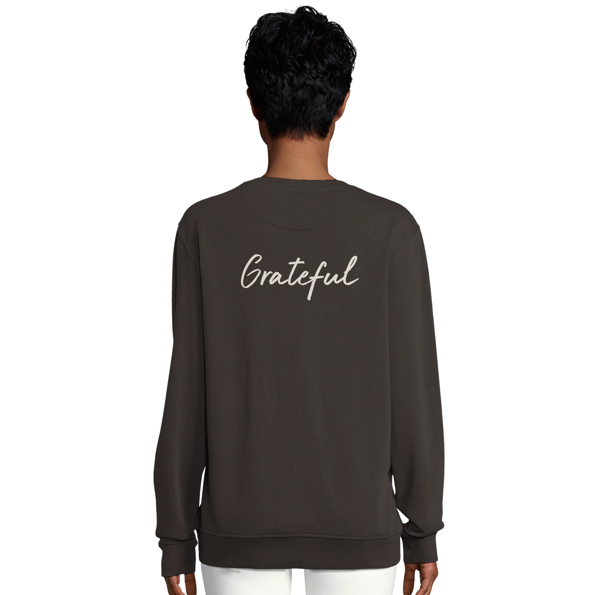 Grateful - "Circle of Life" Sweatshirt deep charcoal grey 6