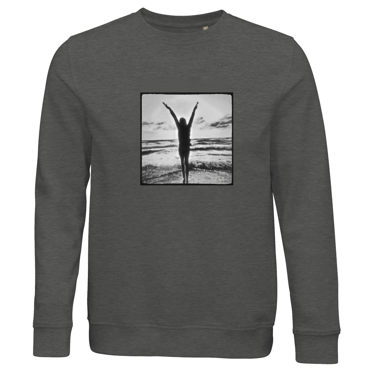 Grateful - "Circle of Life" Sweatshirt Grey Melange 1