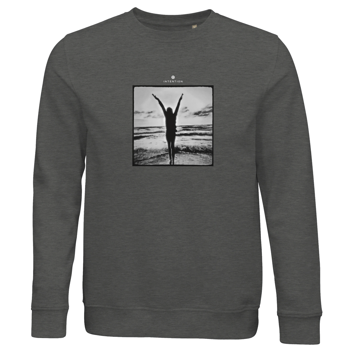 Grateful - "Circle of Life" Sweatshirt Grey Melange 1