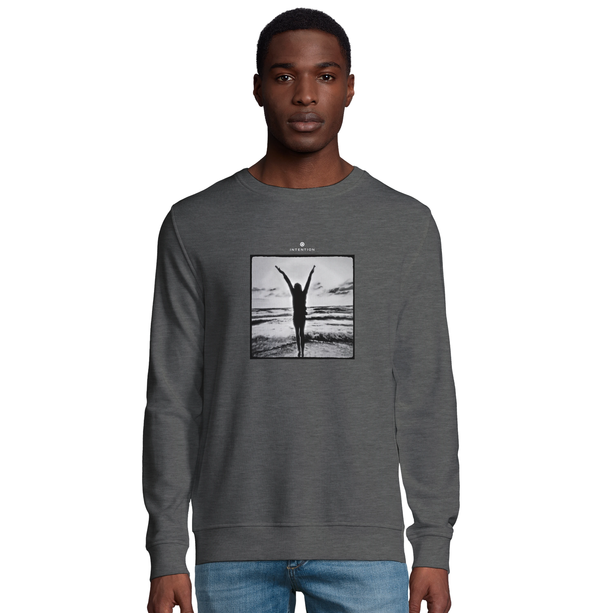 Grateful - "Circle of Life" Sweatshirt Grey Melange XS 3