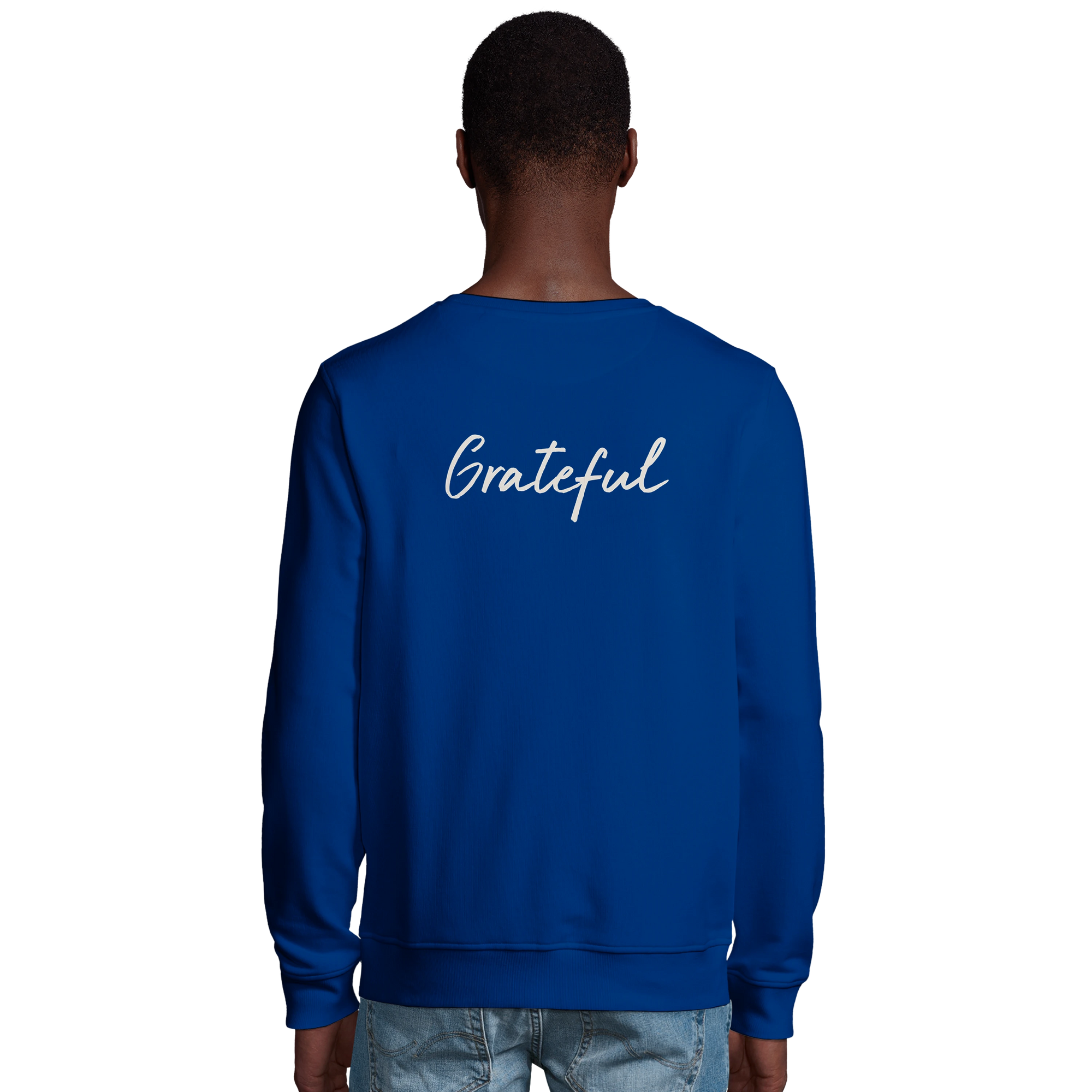 Grateful - "Circle of Life" Sweatshirt Royal Blue XS 4