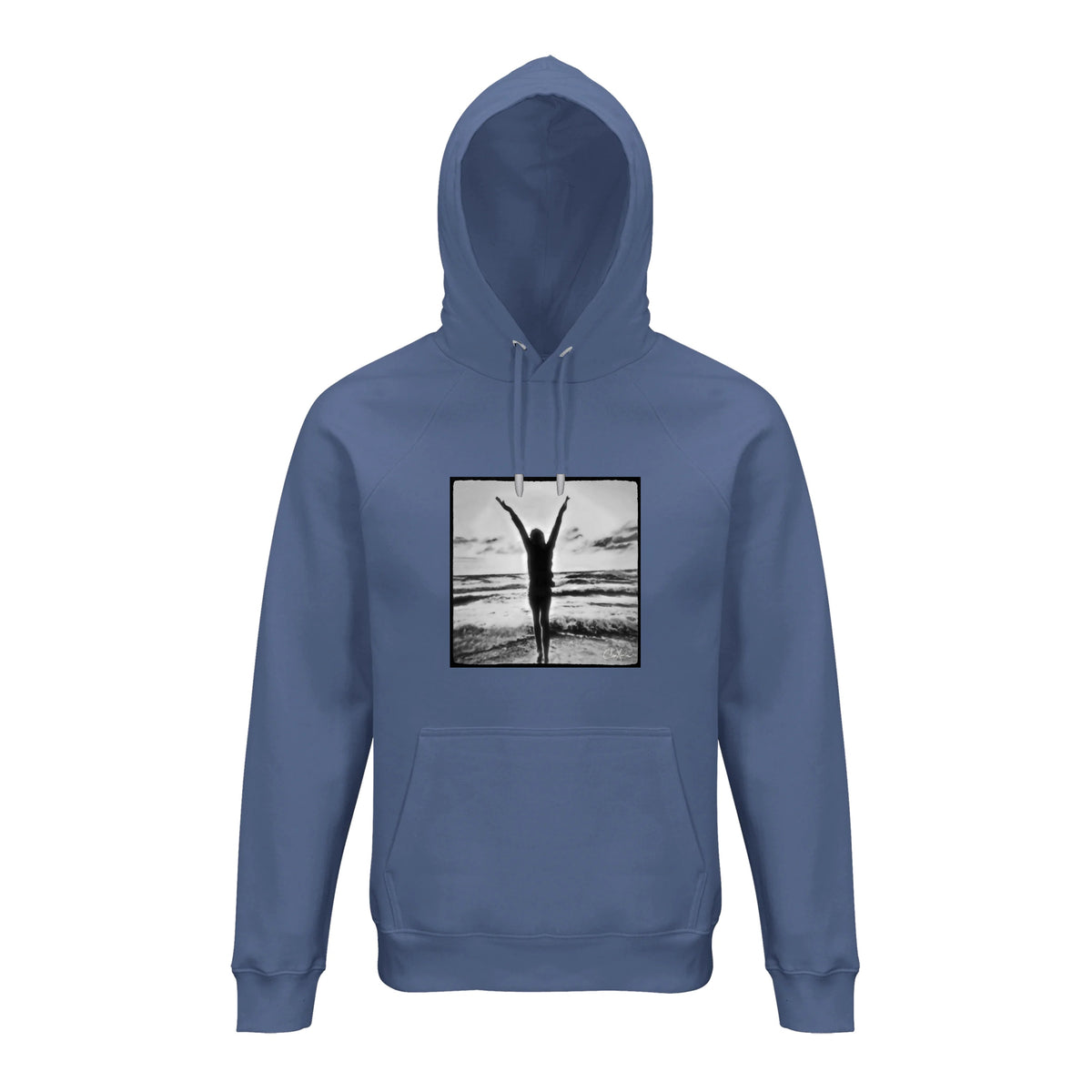 Grateful - "Circle of Life" Hoodie Blue 1