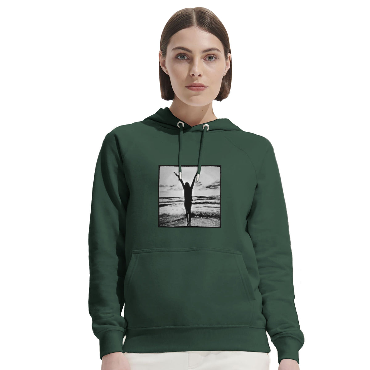 Grateful - "Circle of Life" Hoodie Bottle Green 5