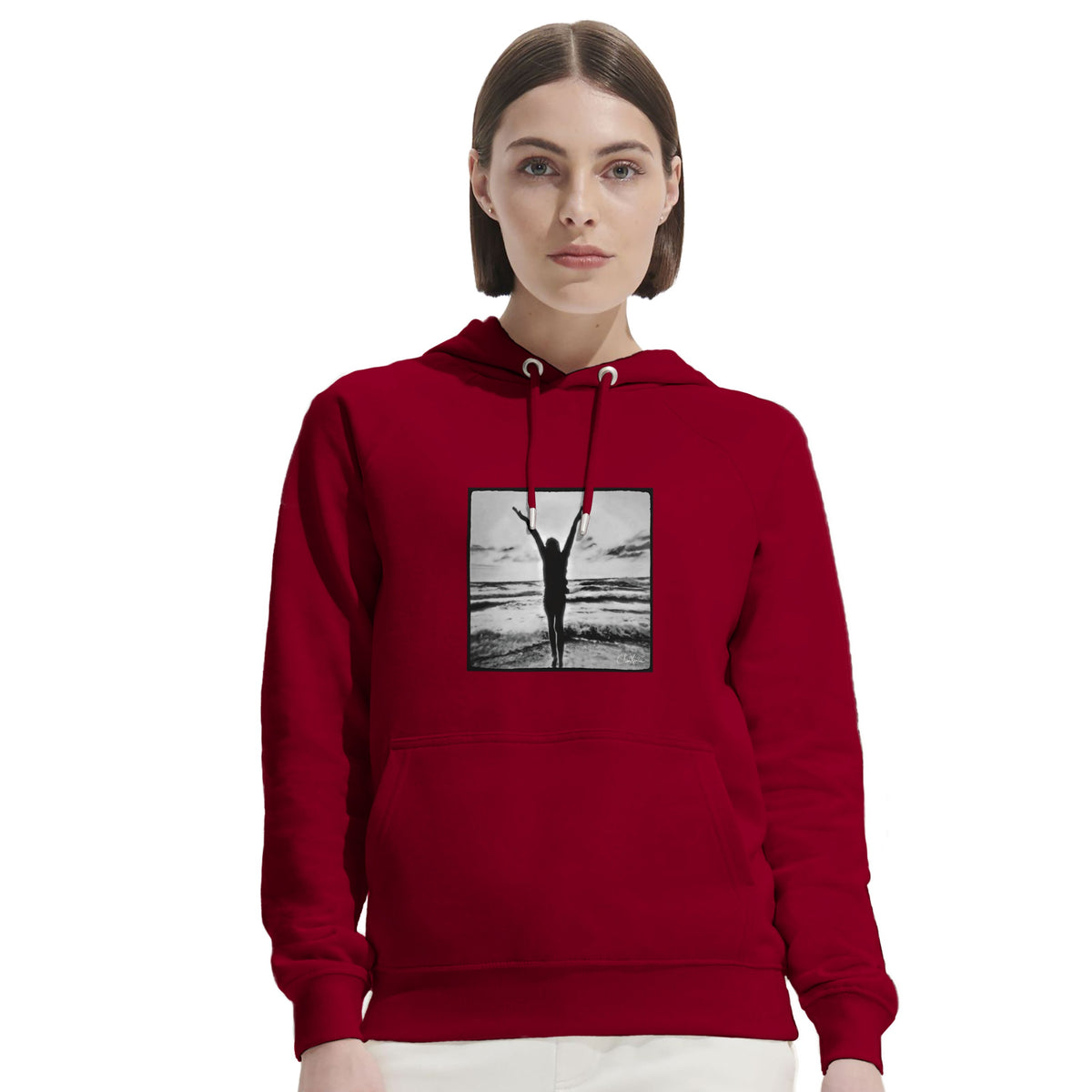 Grateful - "Circle of Life" Hoodie Burgundy 5