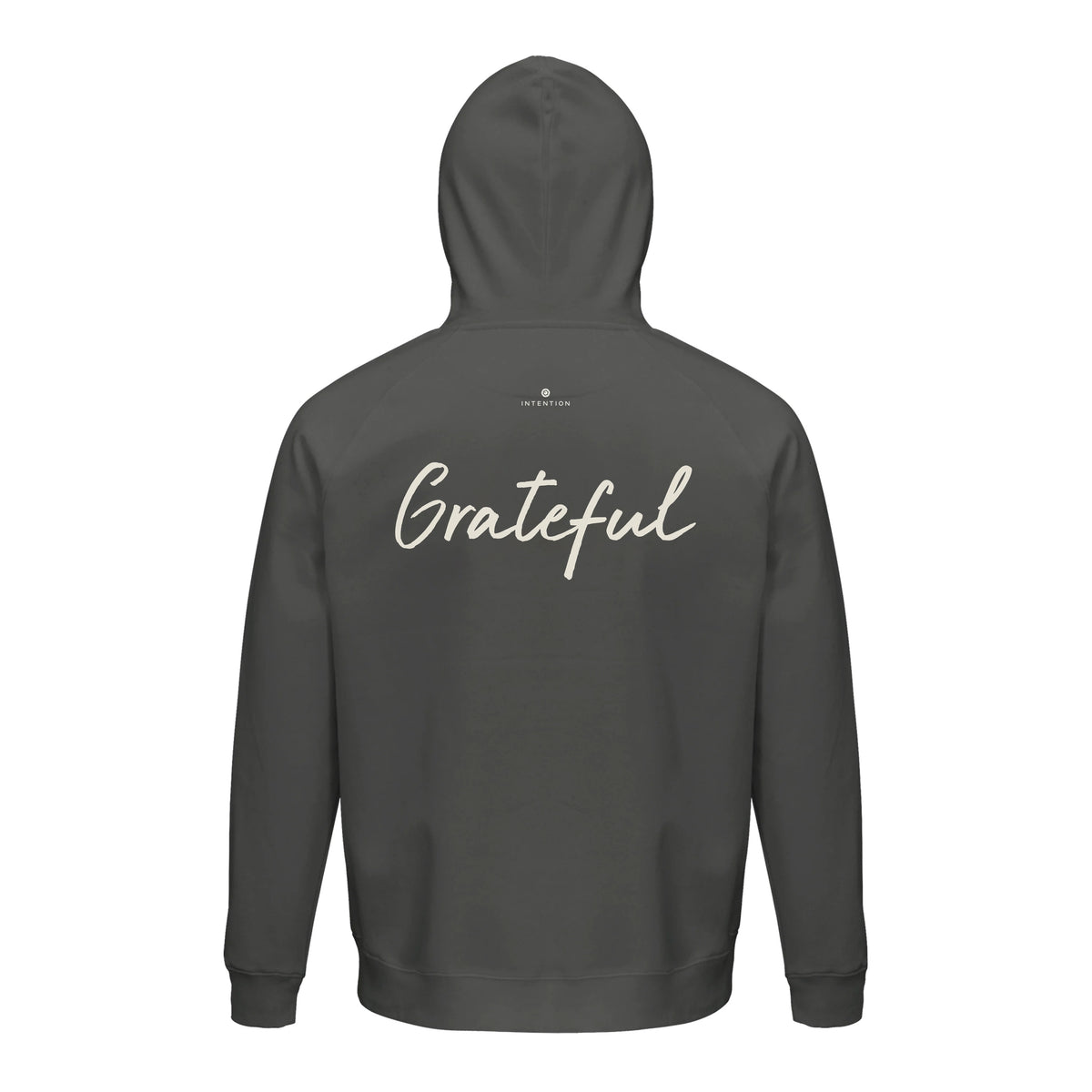 Grateful - "Circle of Life" Hoodie charcoal melange 2