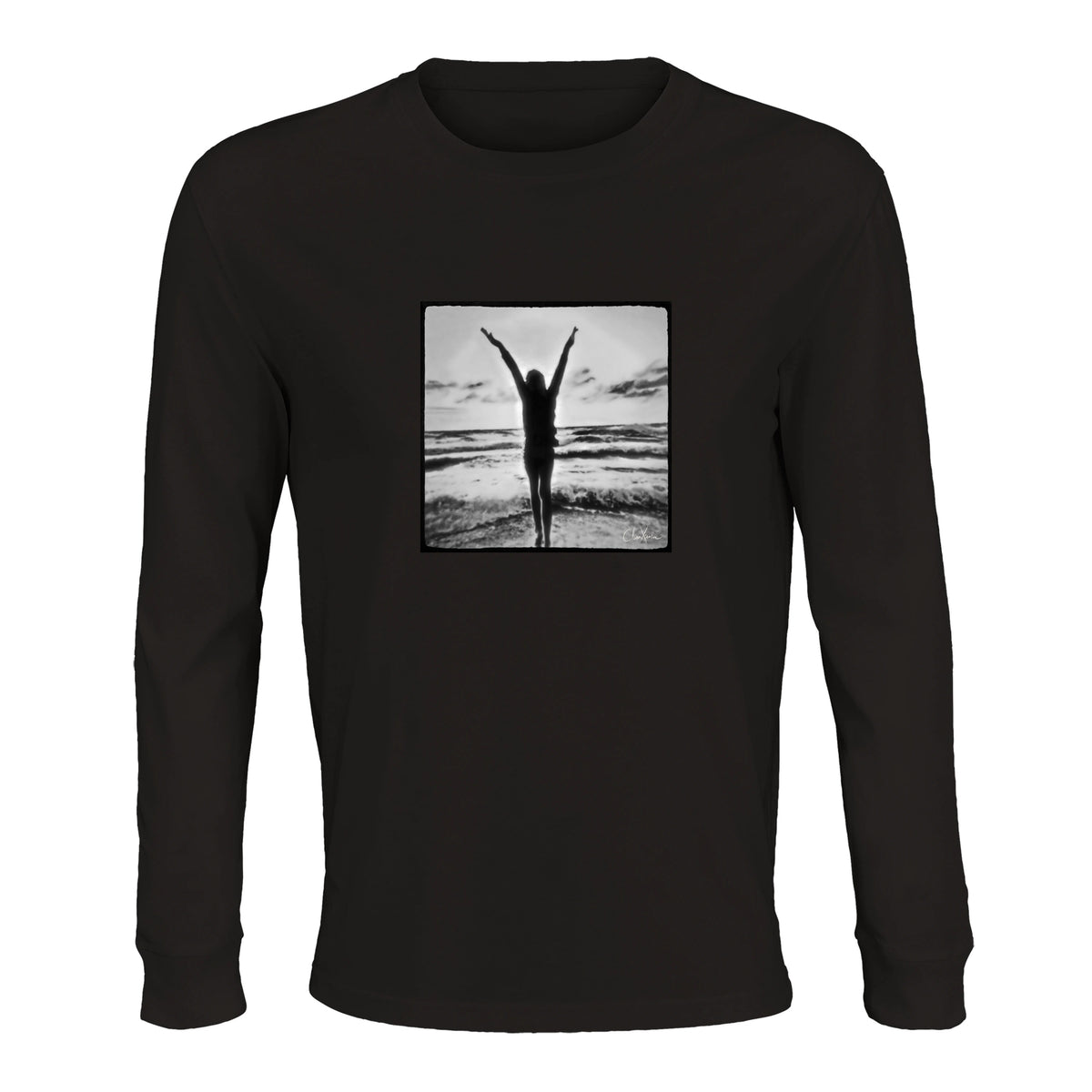 Grateful - "Circle of Life" Long sleeve Deep Black 1