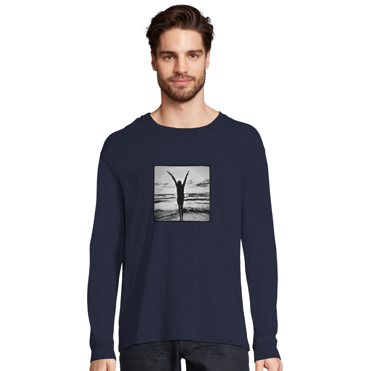 Grateful - "Circle of Life" Long sleeve French Navy 3