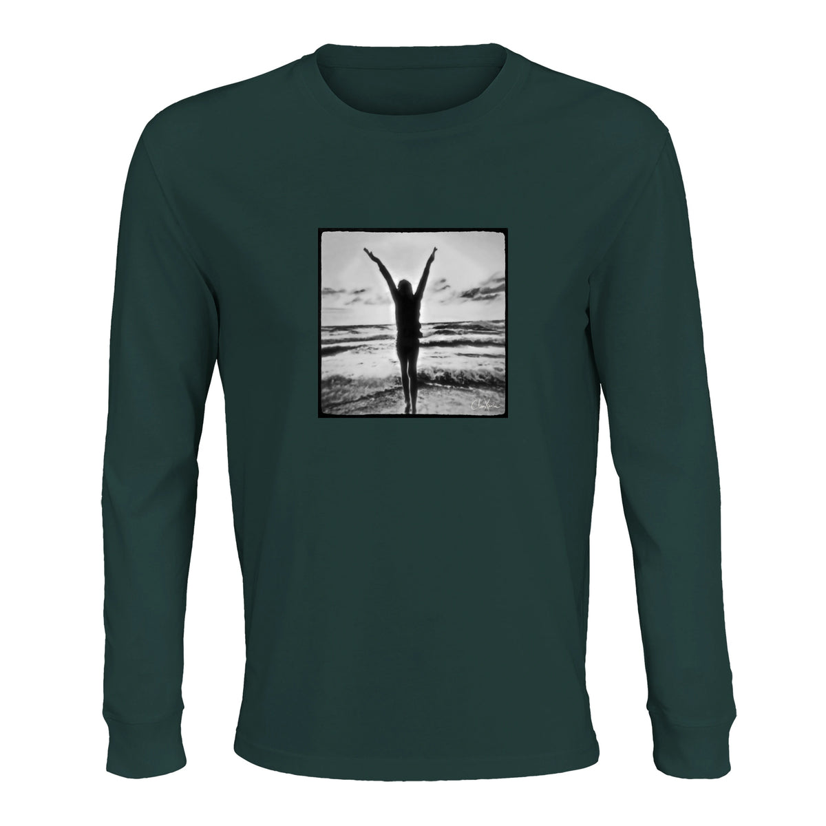 Grateful - "Circle of Life" Long sleeve green empire 1